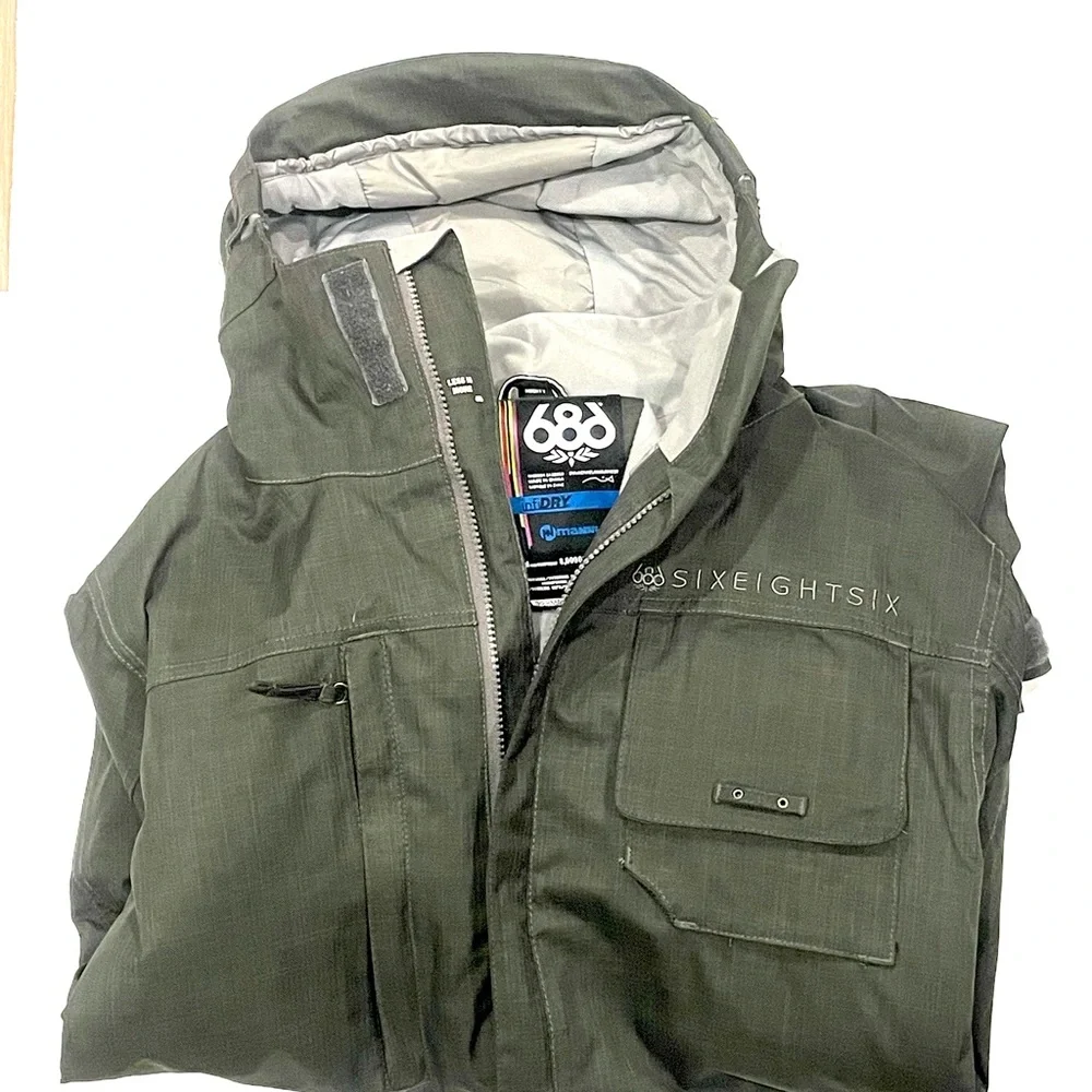 686 Legacy Mannual Jacket Grey S Small - Picture 6 of 11